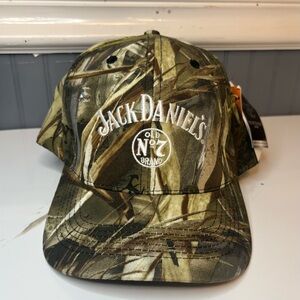 Jack Daniel's Camo true timber adult baseball cap adjustable new with tags